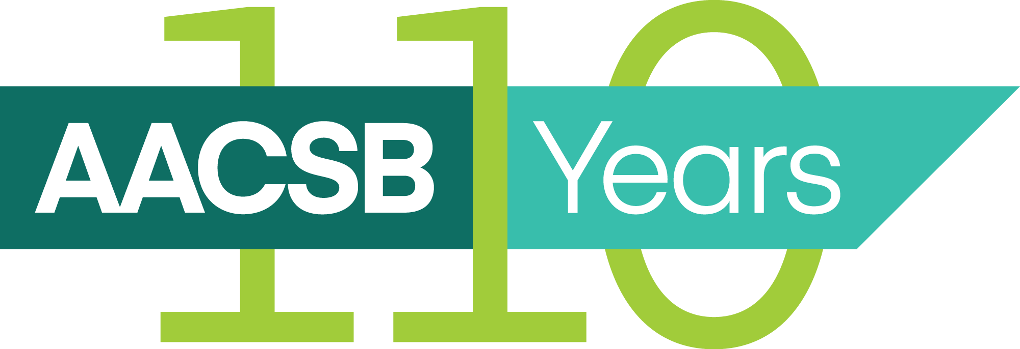 AACSB 110 Years Logo