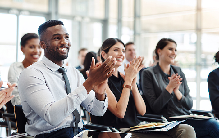 Event Feature Attendees Clapping Event Feature Attendees Clapping
