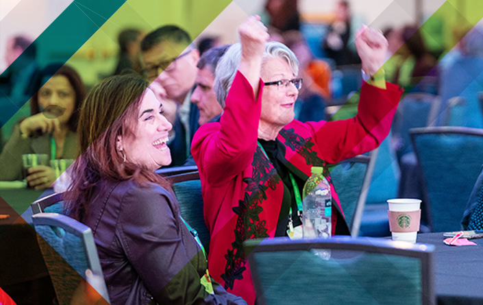 Conference Feature Attendee Cheering